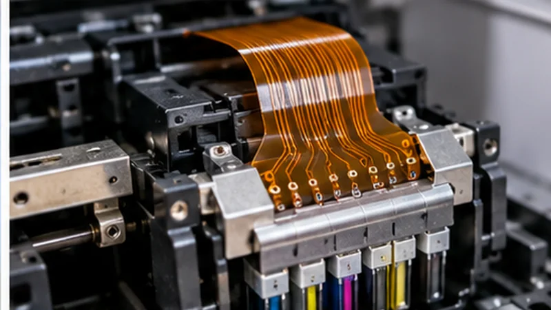 This is how flexible PCB look like within an injjet printedhead.